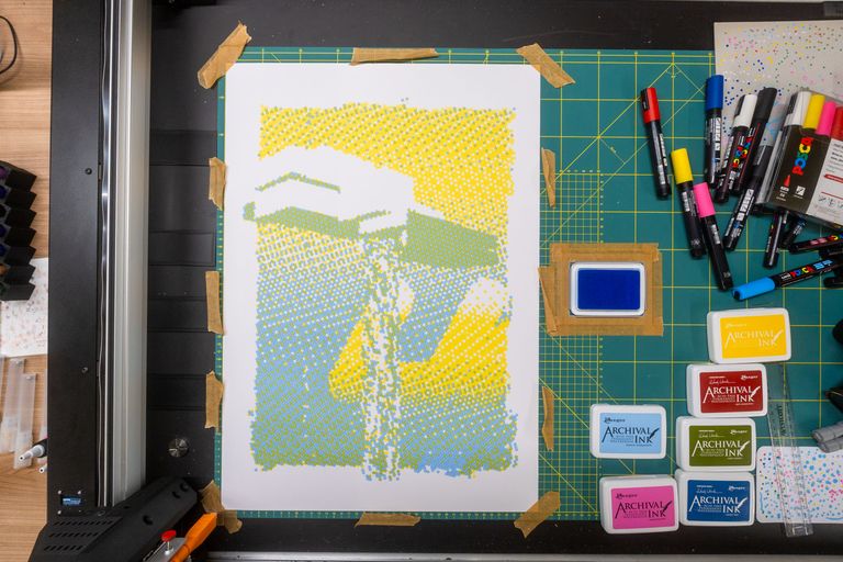 Artwork from project Rubber Stamping Machine